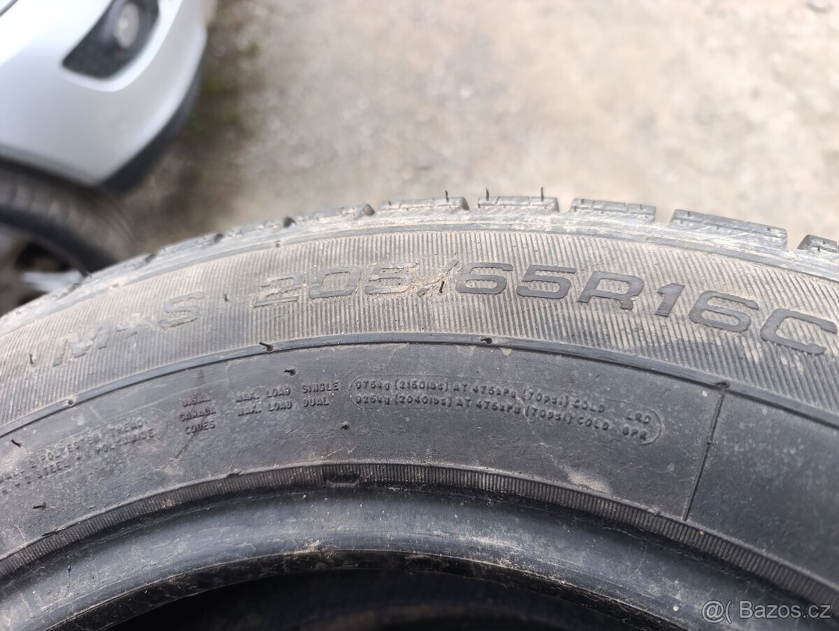 Zatezove pneu 205/65 R16 C r16c Goodyear - 3