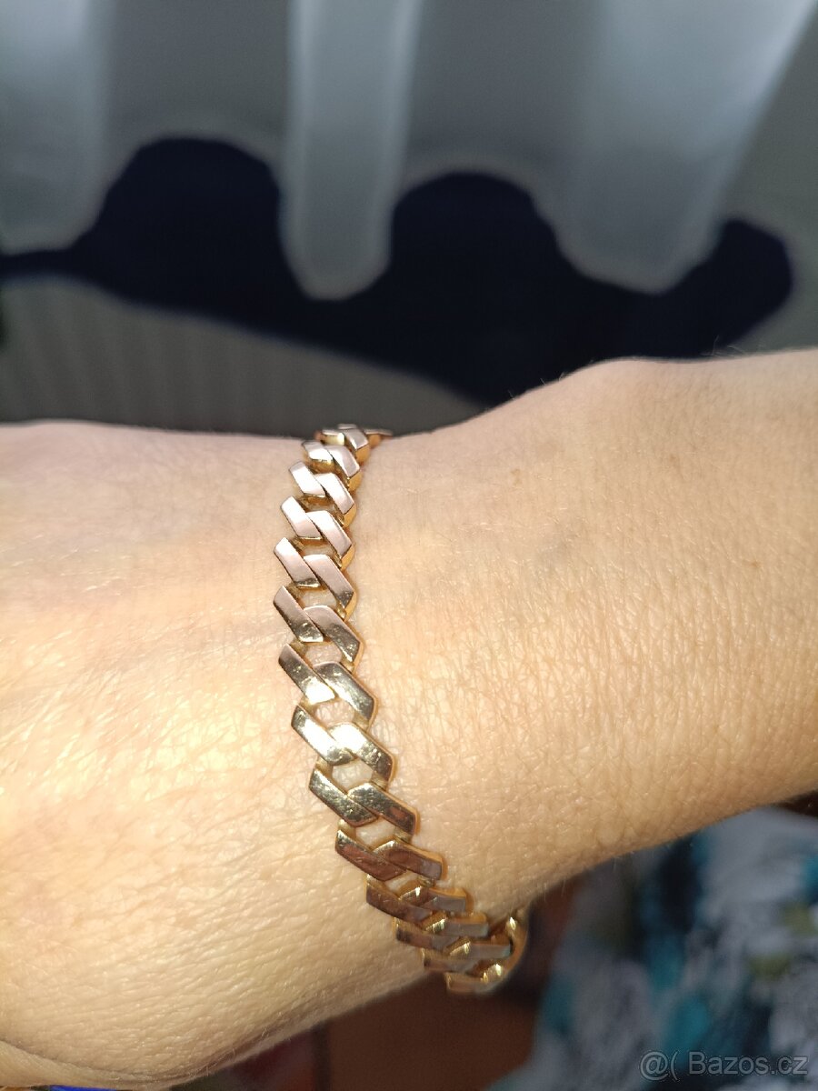 Dámský zlatý náramek - 3