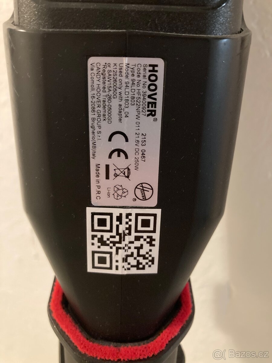 Tyčový vysavač Hoover 94LD 1803 - REZERVACE - 3