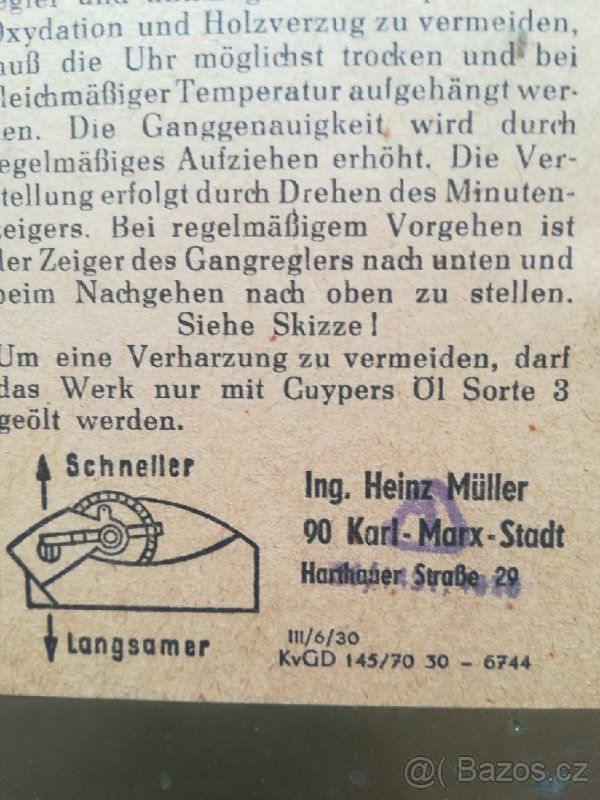 Hodiny nástěnné německe - 3