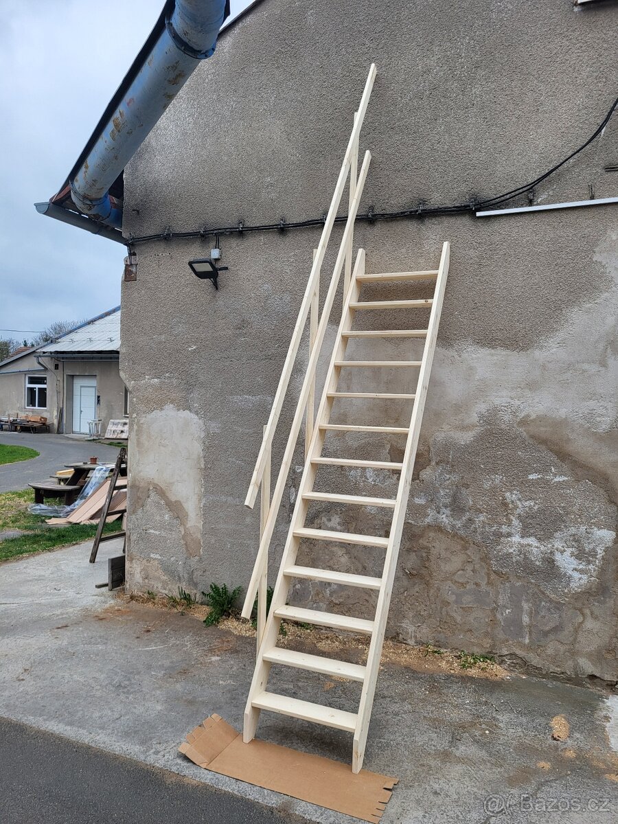 Jednoduché schody S63 do výšky až do 294cm - 3