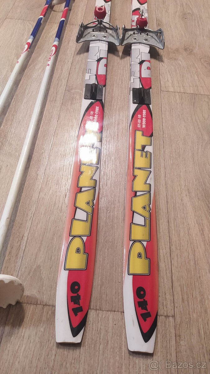 Dětské běžky 140 cm a hůlky - 3