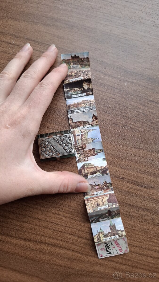 Památka z Prahy mini knížečka s obrázky - 3