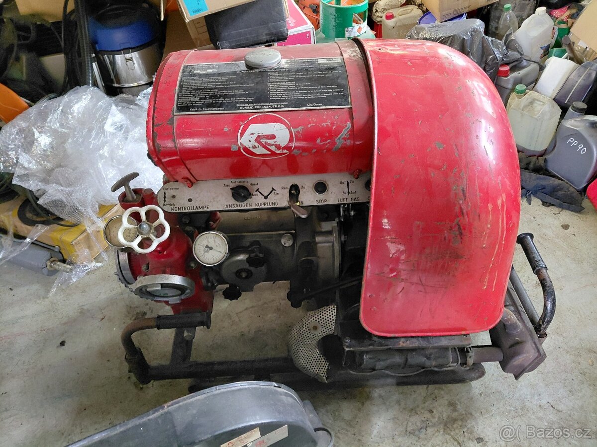 Hasičská stříkačka vw motor brouk - 3