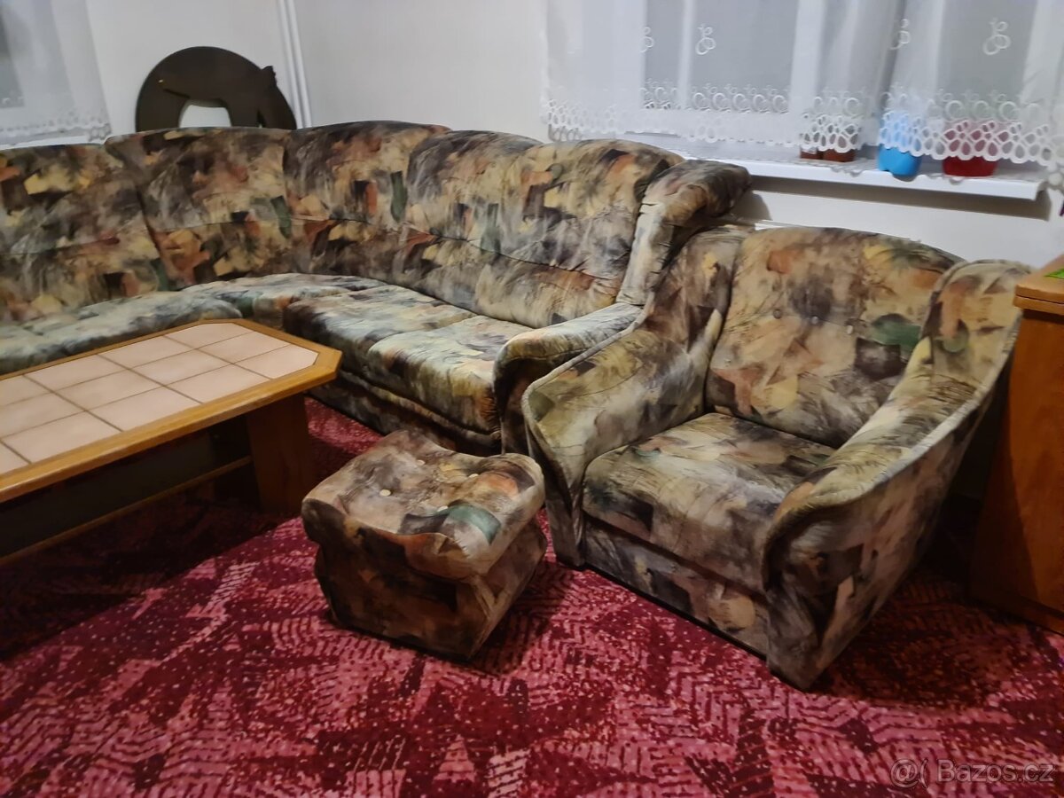 Rohová sedací souprava - 3