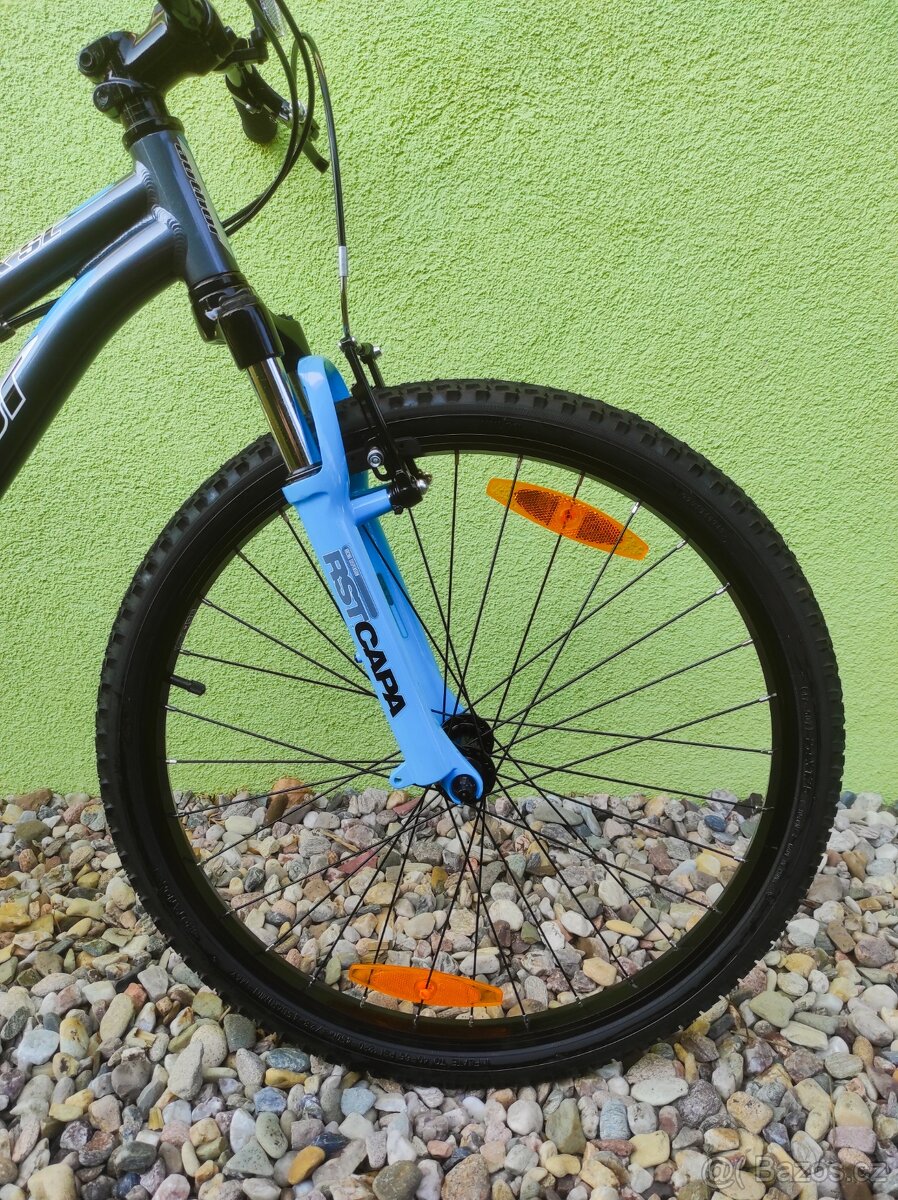 Značkové dětské kolo Author A-MATRIX 24" (grafit/modrá) - 3