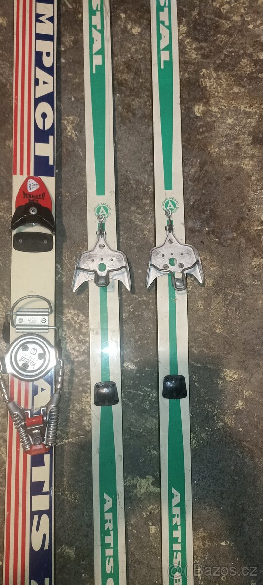 Retro lyže a běžky artis - 3