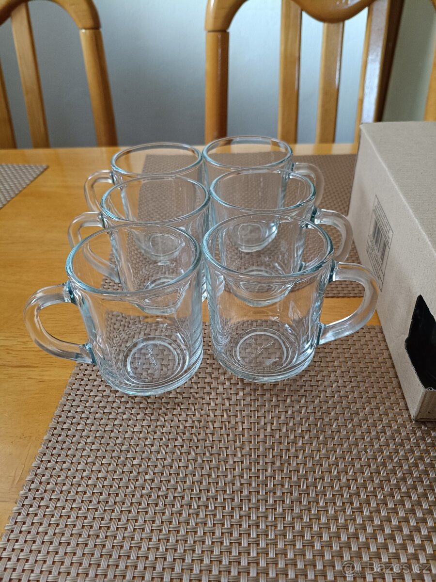 Skleničky na kafe , čaj , 12ks , 250ml - 3