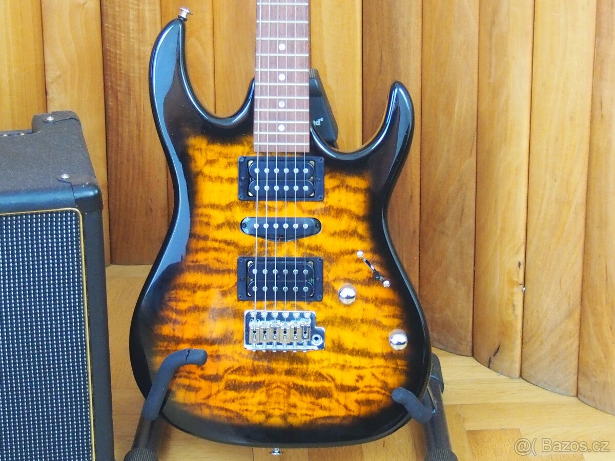 Kytarový set Ibanez GRX 70 QA - SB + kombo Blackstar HT-5 - 3
