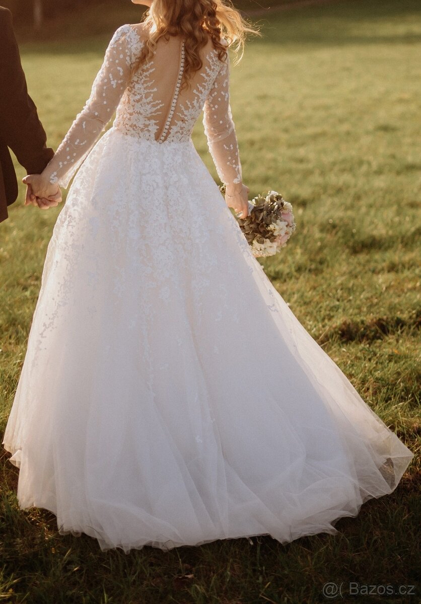 Svatební šaty vel. 36 - 3