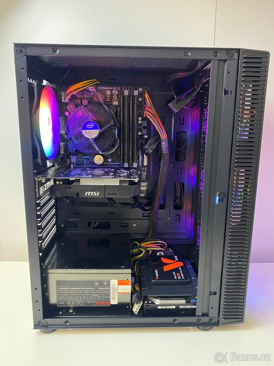 HERNÍ STOLNÍ PC//Intel Core i5-4.gen/SSD 240GB/HDD 500GB/RAM - 3