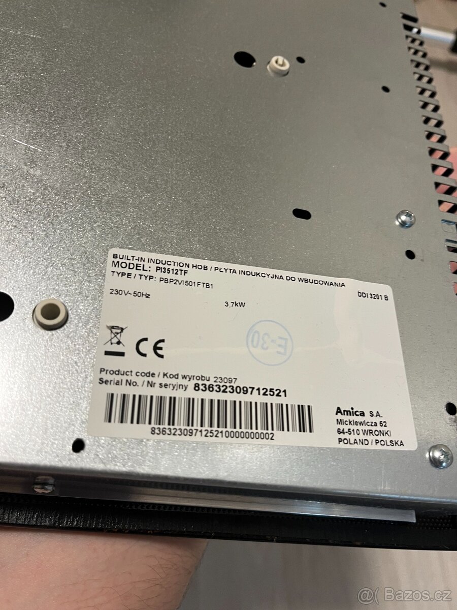 Indukční varná deska Amica - 3
