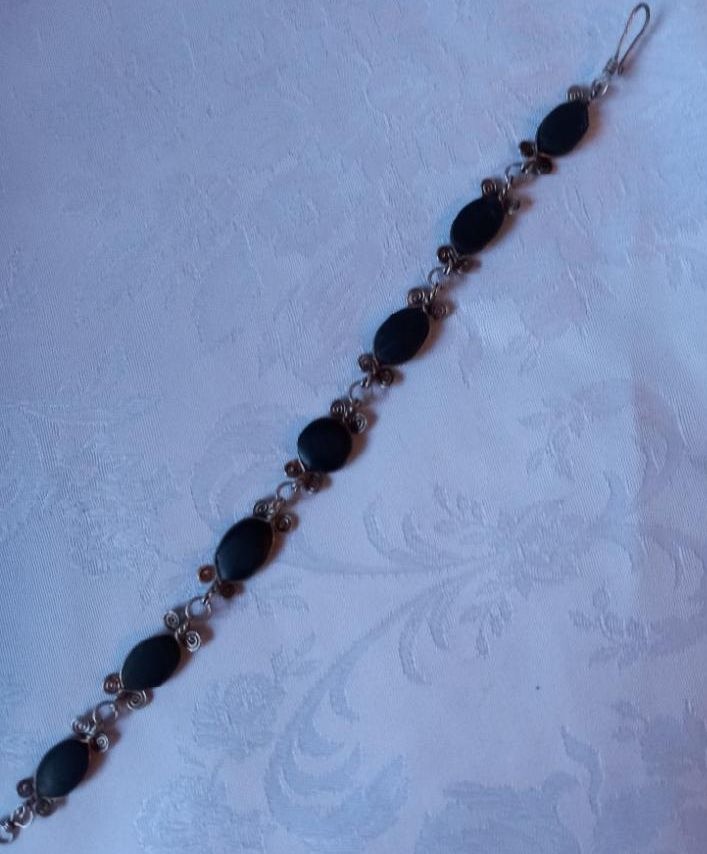 Náramek s černými onyxy - 3