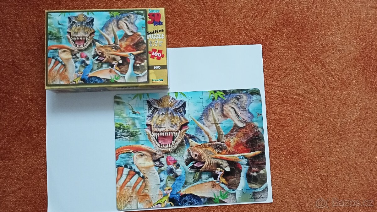 PUZZLE pro děti i dospělé ve 3D-4druhy - 3