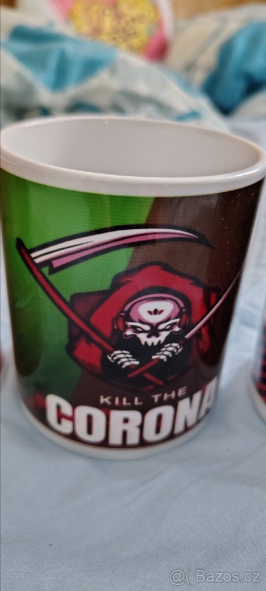 Sada 4 originálních hrnků - tématika COVID/Corona - 3