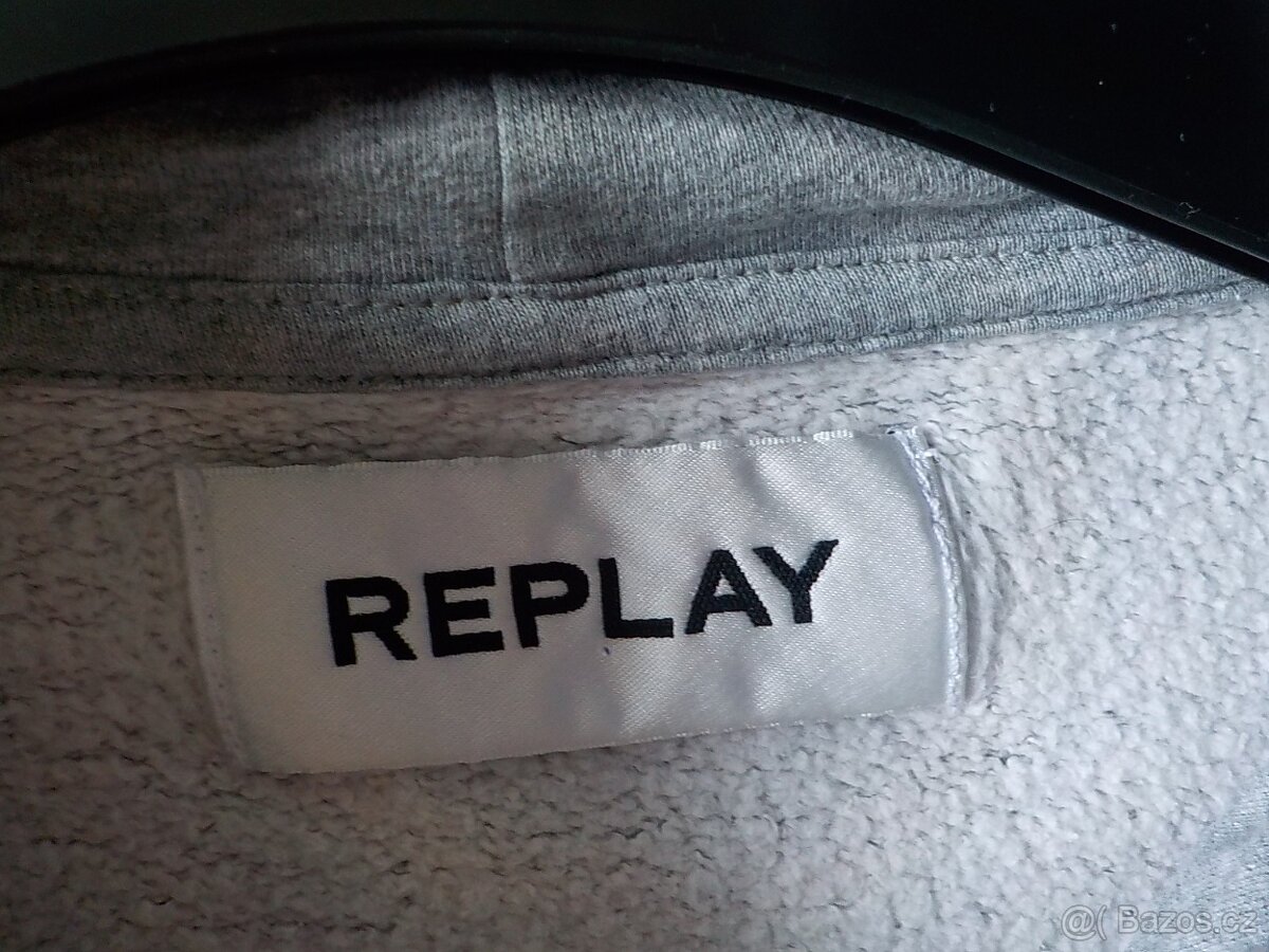 Replay over size šeda mikina vel M/L-žena - 3