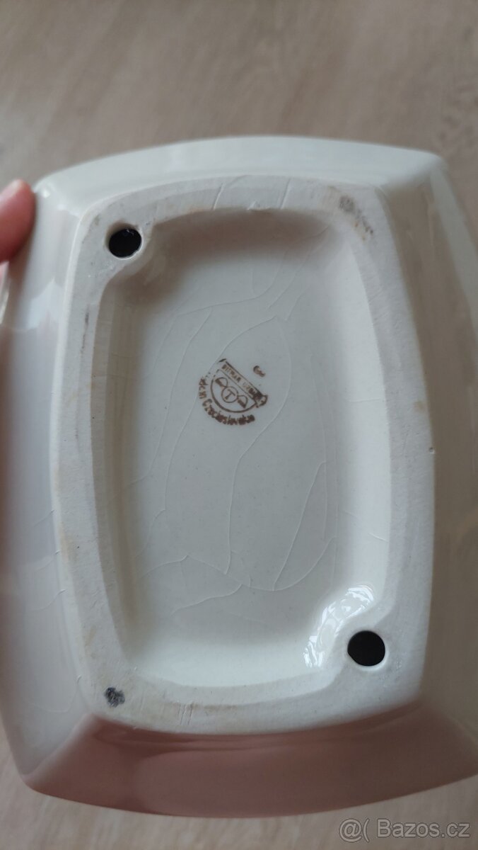 Mísa s motivem kapradí, keramika zn. Ditmar Urbach - 3