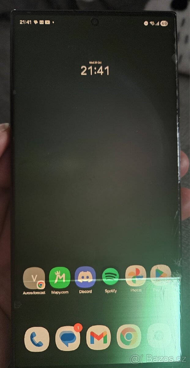 Rámeček s prasklým displejem Samsung Galaxy S23 Ultra - 3