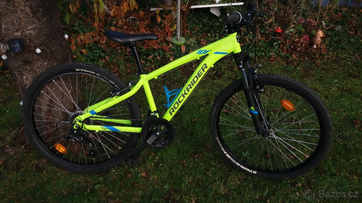 Zánovní Horské kolo Rockrider ST 100 můžu POSLAT s lehkým AL - 3