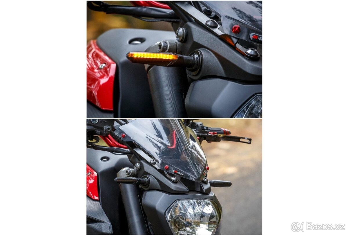 Led blinkry FLOW Black or Carbon - 3