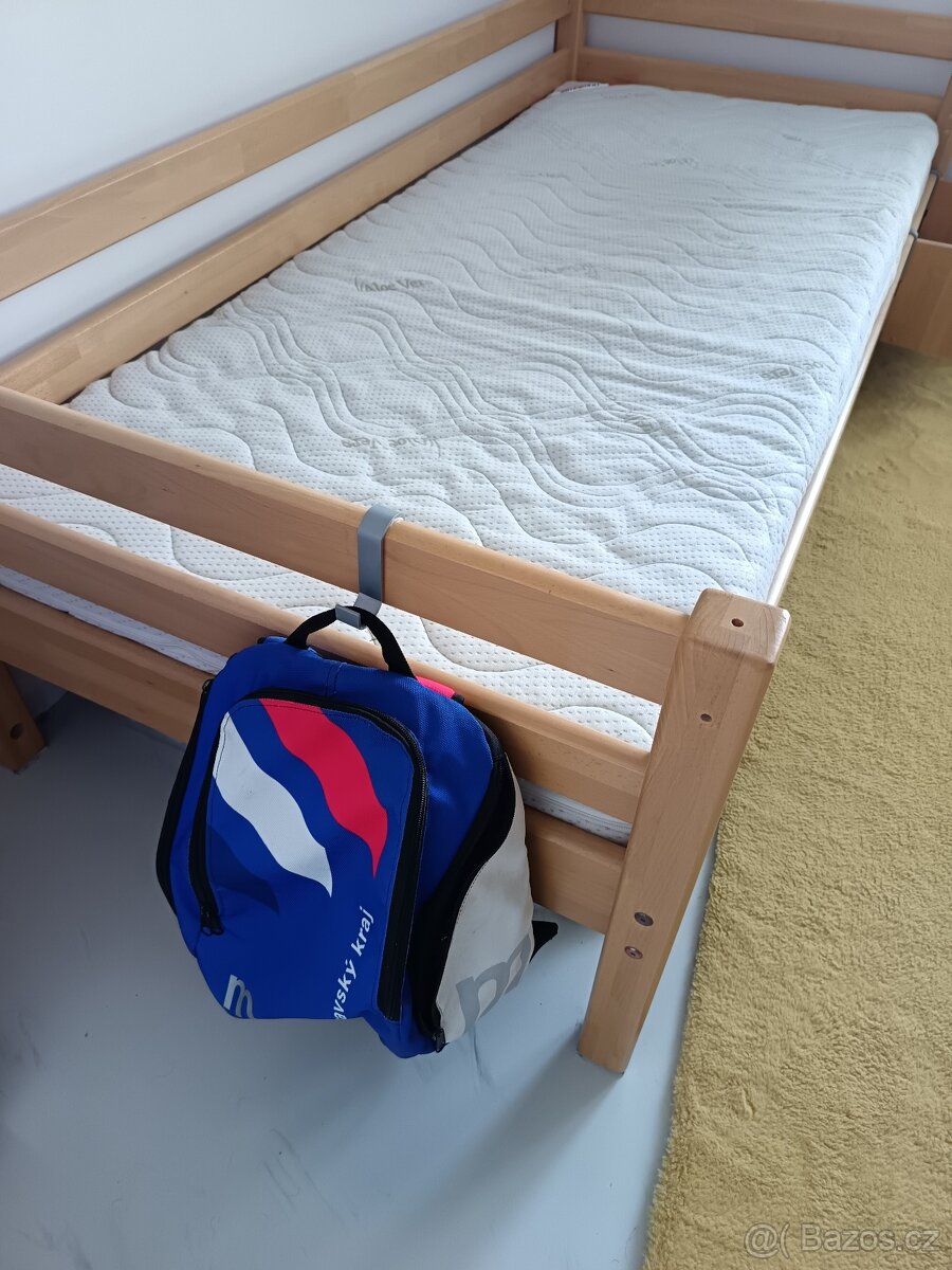 Dětská (juniorská) postel Domestav Domino masiv - 3