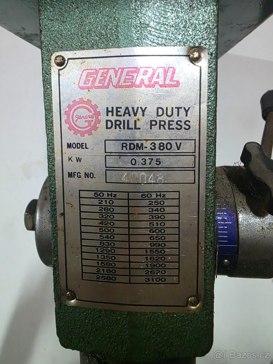 Sloupová stojanová vrtačka - 3