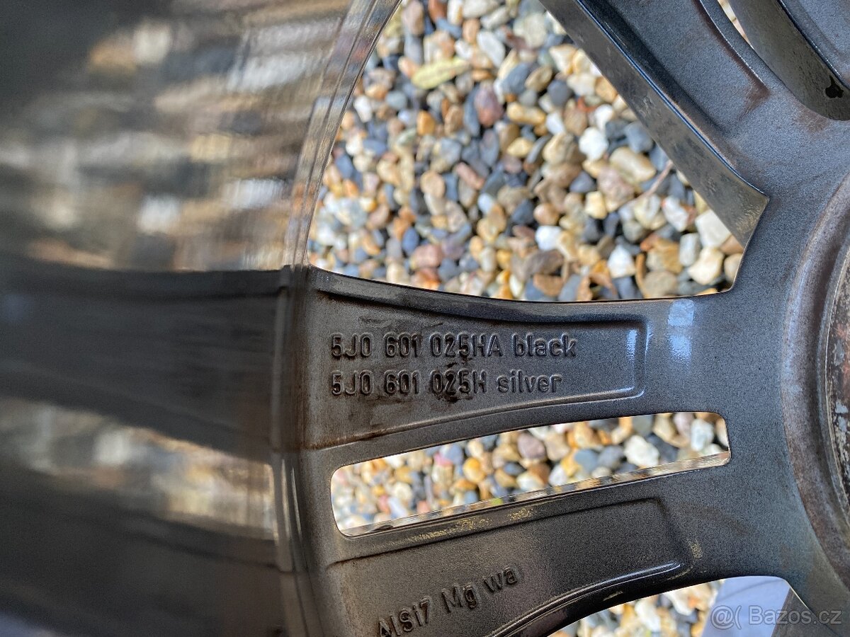 ALU KOLA 17" 5 x 100 ORIGINÁL ŠKODA - 3