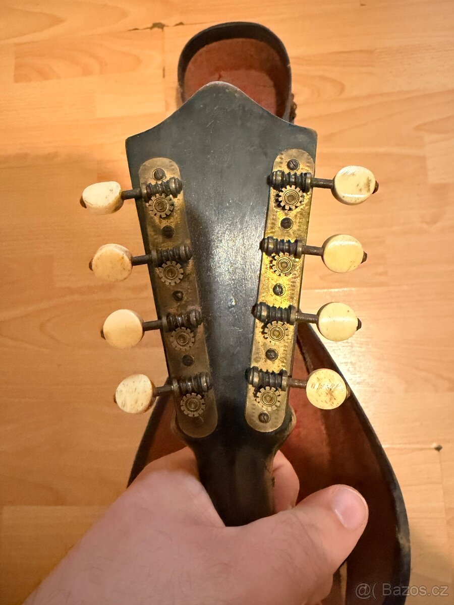 Stará italská mandolína A. Monzino - 3