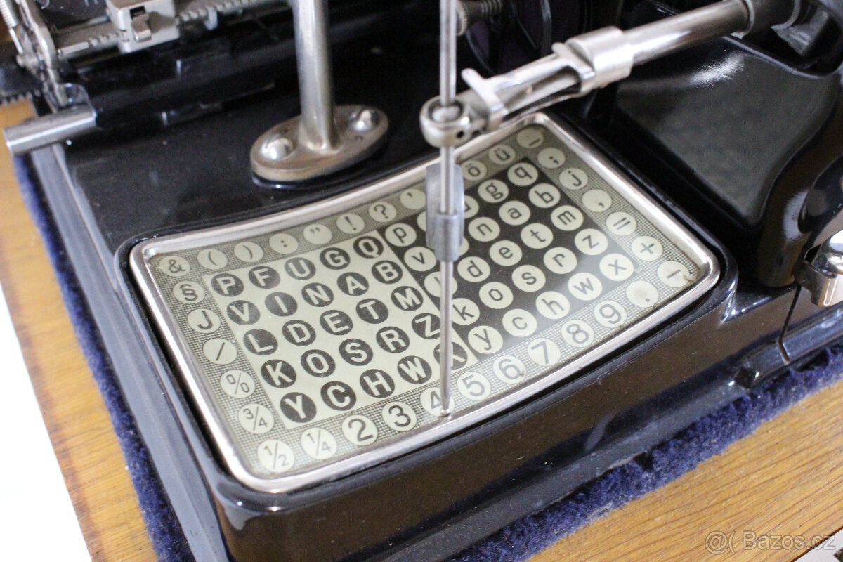 starožitný psací stroj AEG Mignon - 3