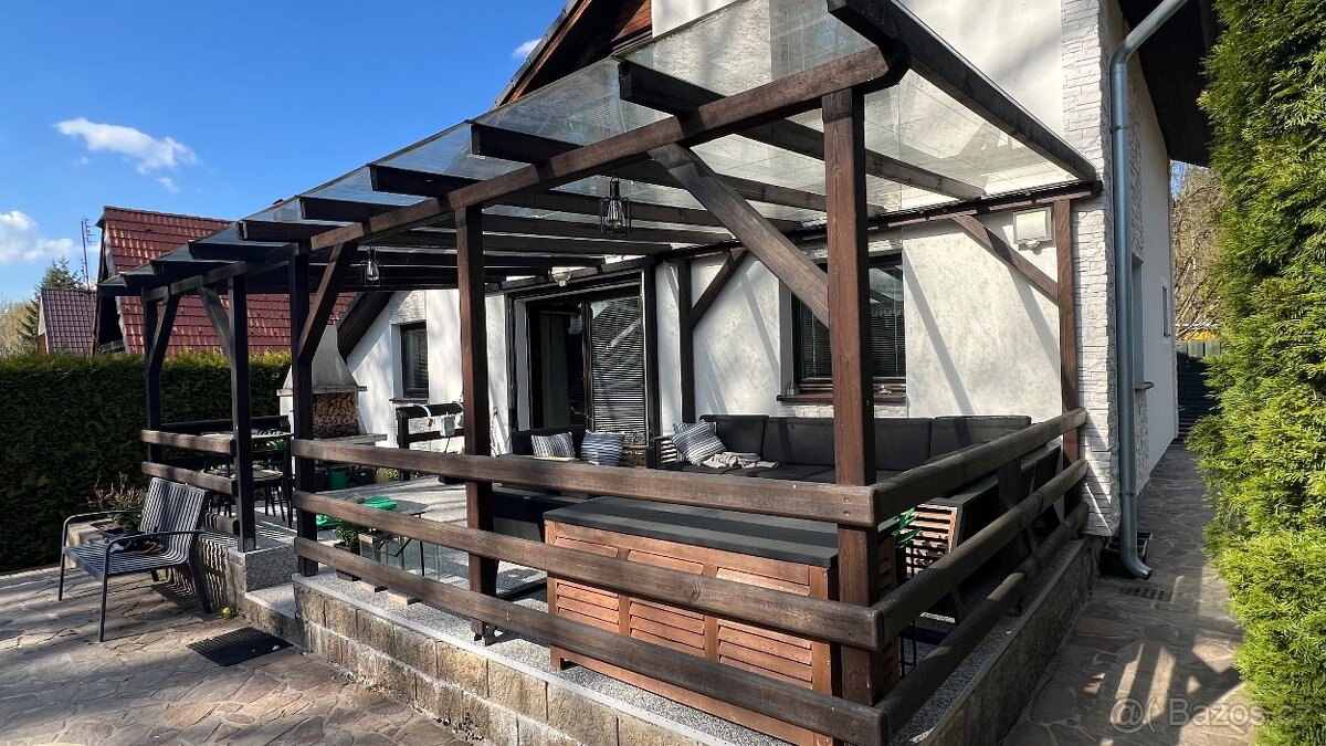 Pergola ,skleněná střecha - 3