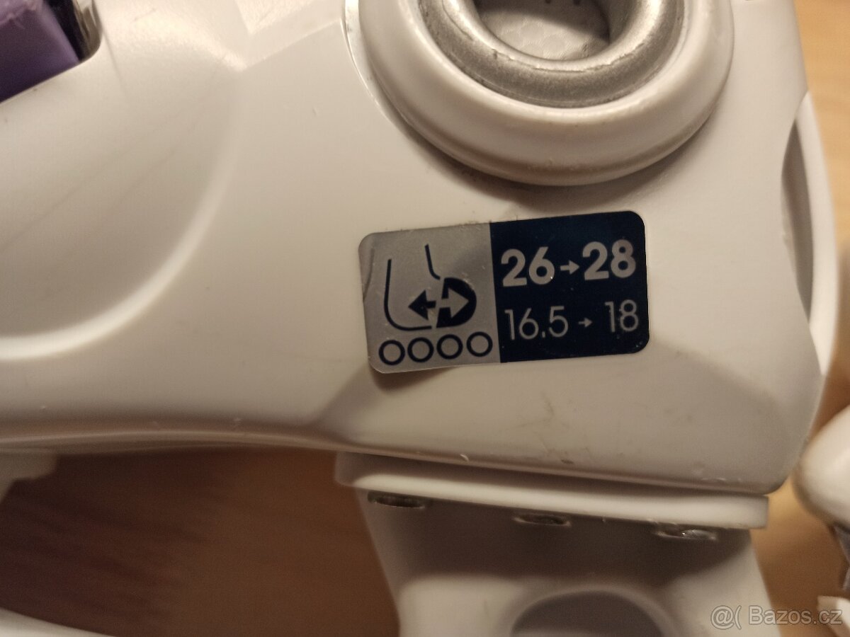 Prodám dětské brusle , jako nové jeté jednu zimu vel:28-30 - 3