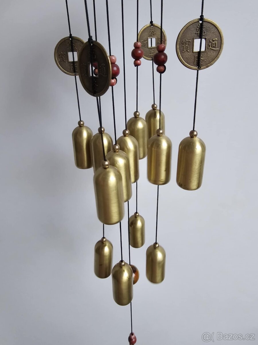 Krásná zvonkohra s mincemi pro štěstí - 3