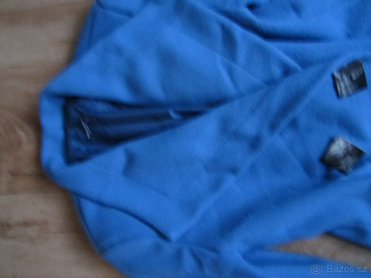 Zimní kabát, Itálie, vel. L/XL, zajímavá modrá barva - 3