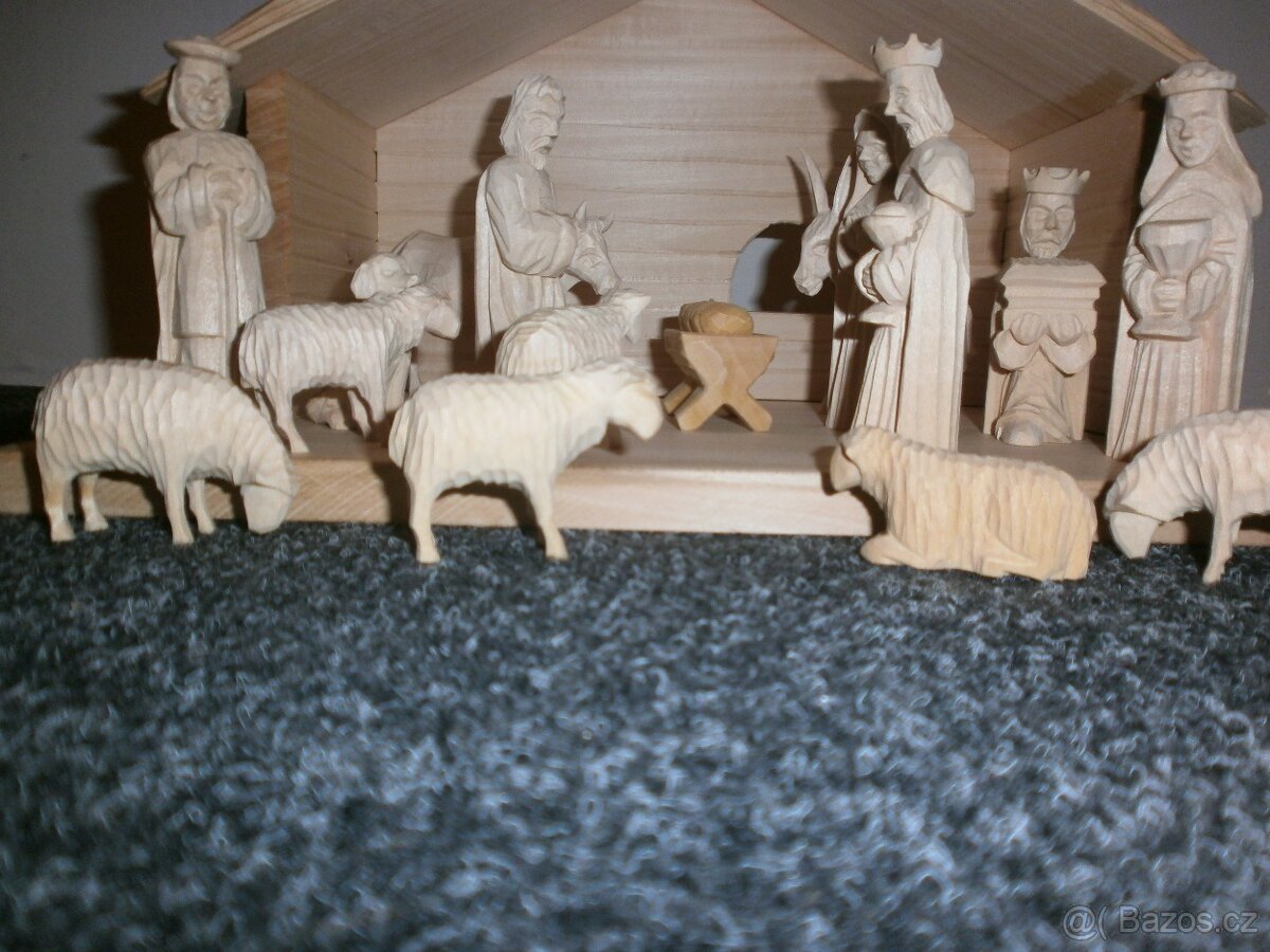 betlém z lipového a smrkového dřeva 14a3 - 3