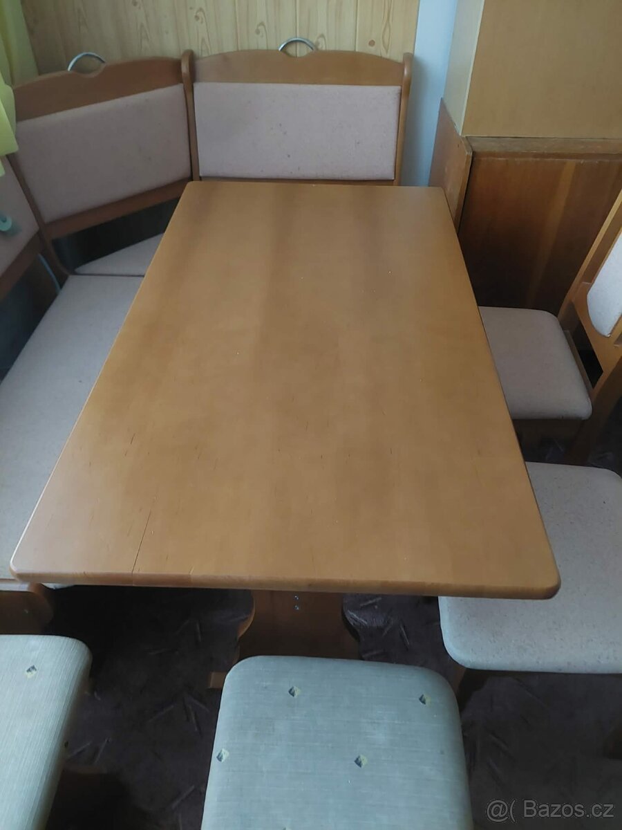Rohový jídelní set - 3
