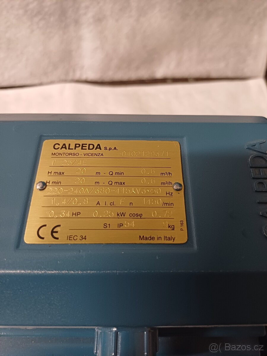 Čerpadlo Calpeda zubové - 3