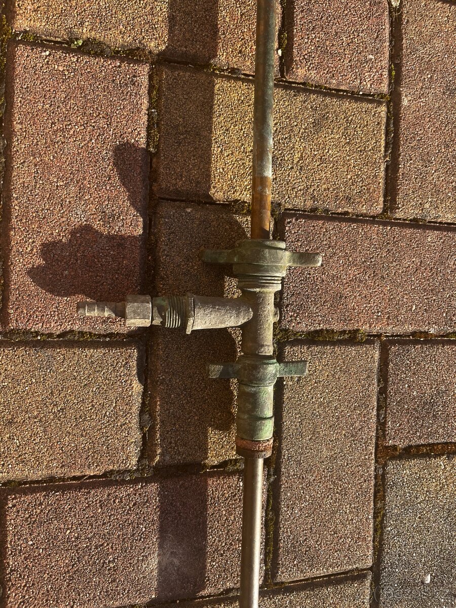 Stará mosazná pípa - 3