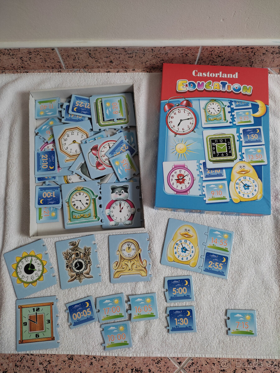 CASTORLAND PUZZLE Učíme se hodiny - 3