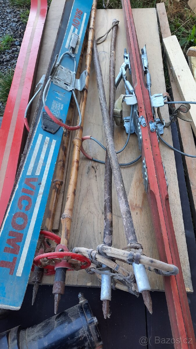 Lyže staré historie starožitnost - 3