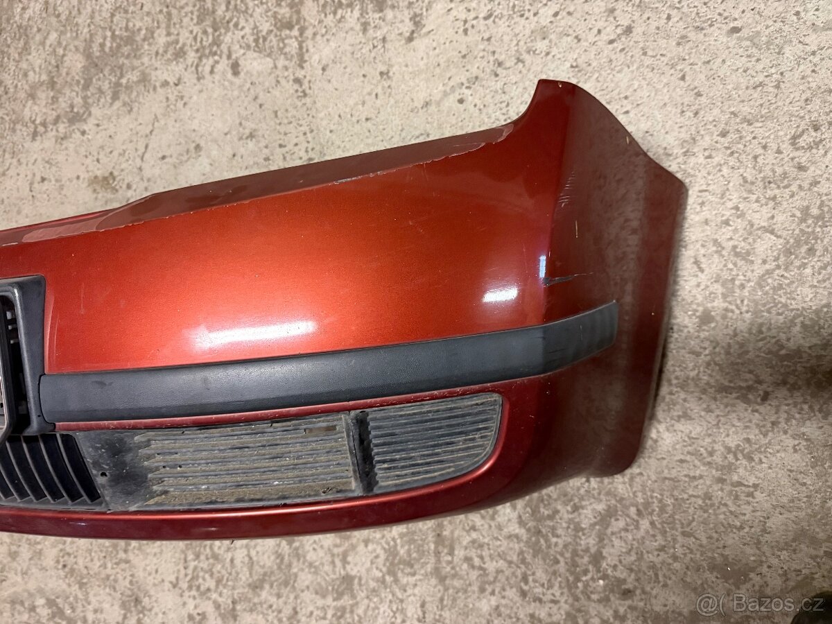 Přední nárazník Škoda Fabia 1 červený - 3
