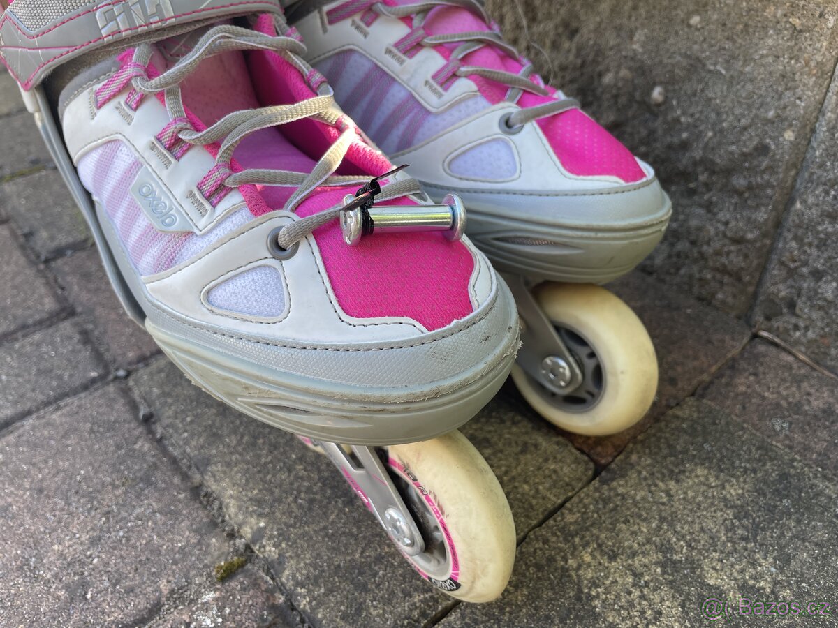 INLINE BRUSLE DĚTSKÉ DÍVČÍ vel. 38-41 (24-26) - 3