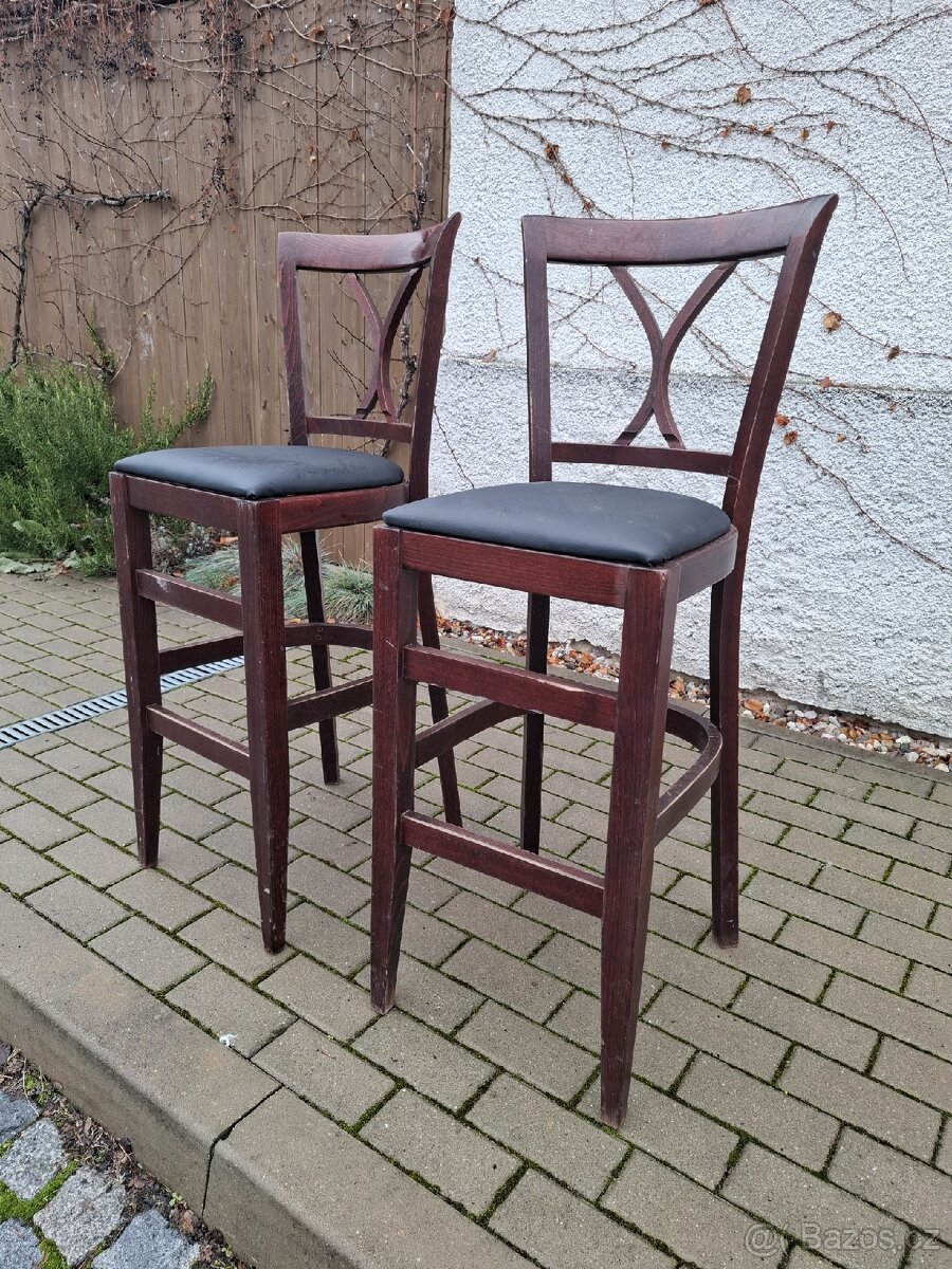 2x barové židle - 3