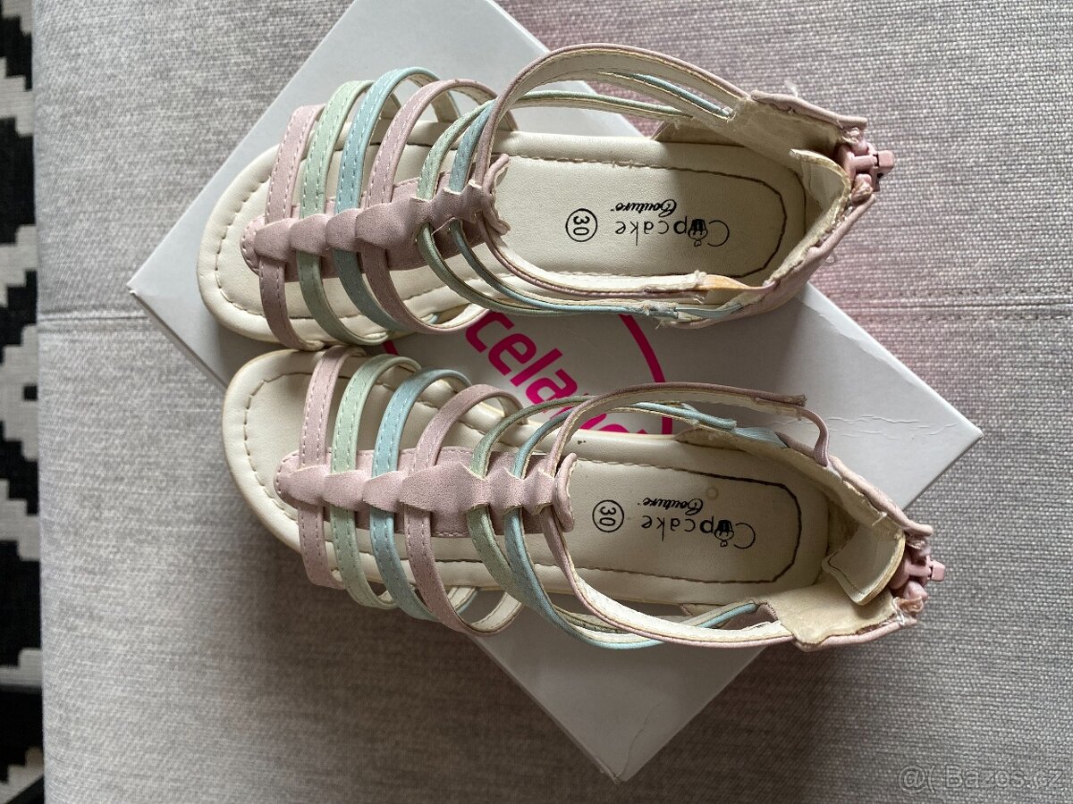 Dívčí sandály, vel. 30, hezký stav, Deichmann - 3