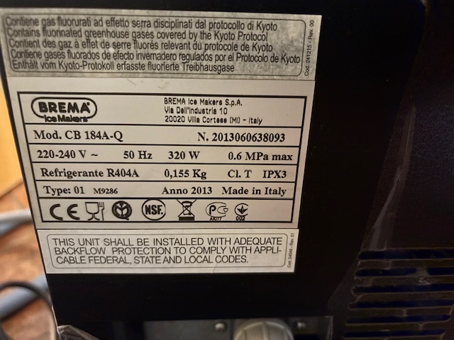 Výrobník ledu Brema CB184 - 3