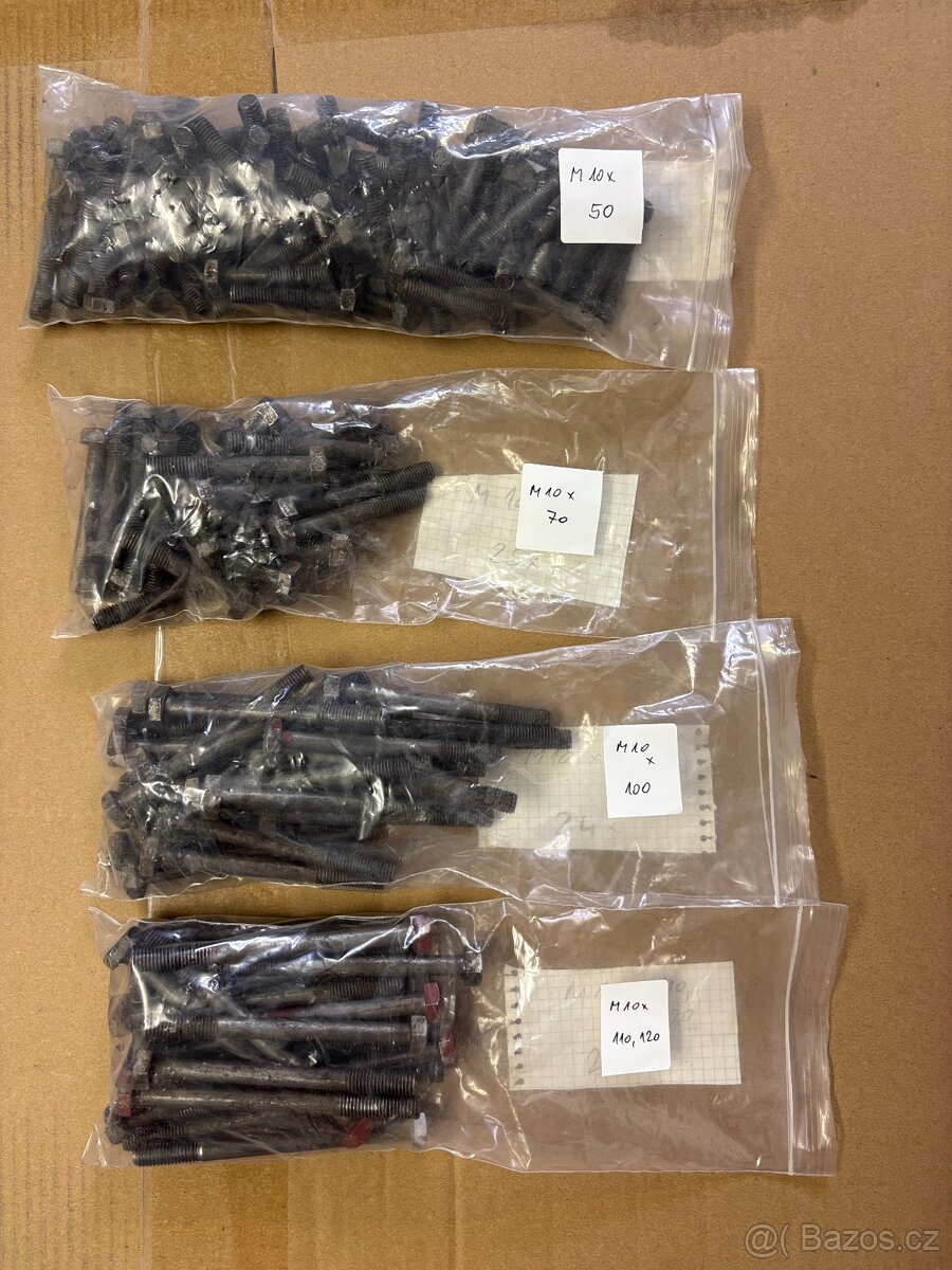 Prodám ŠROUBY M8-M10 - 3