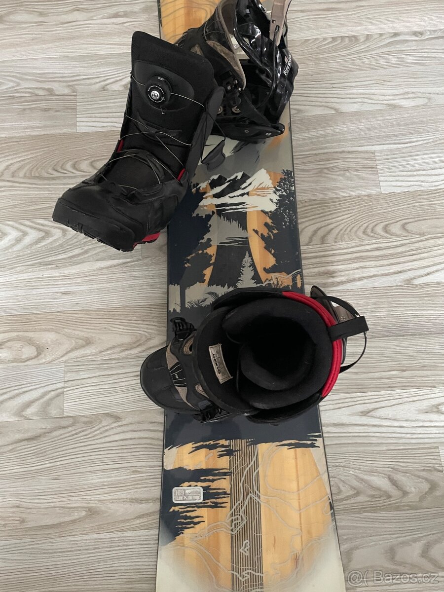 Snowboard 169 cm. Boty 43-43,5 - 3