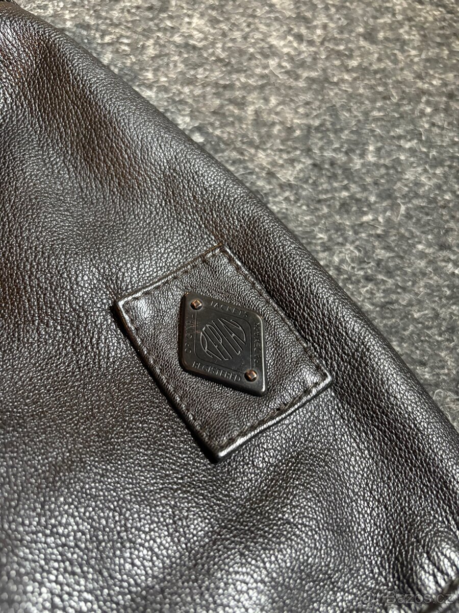 Pánská kožená Replay bunda - 3