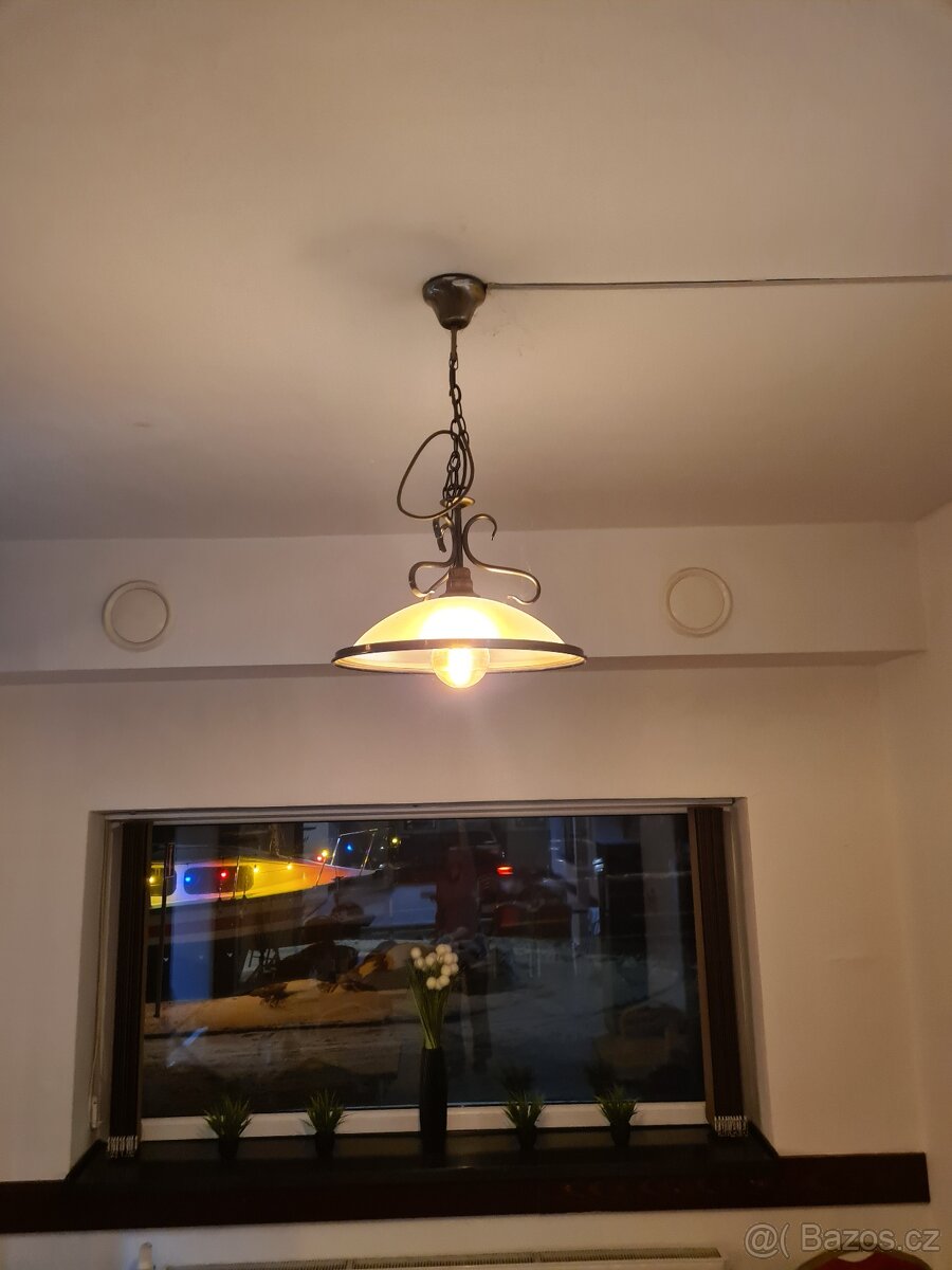 Retro mosazné lustry - 3