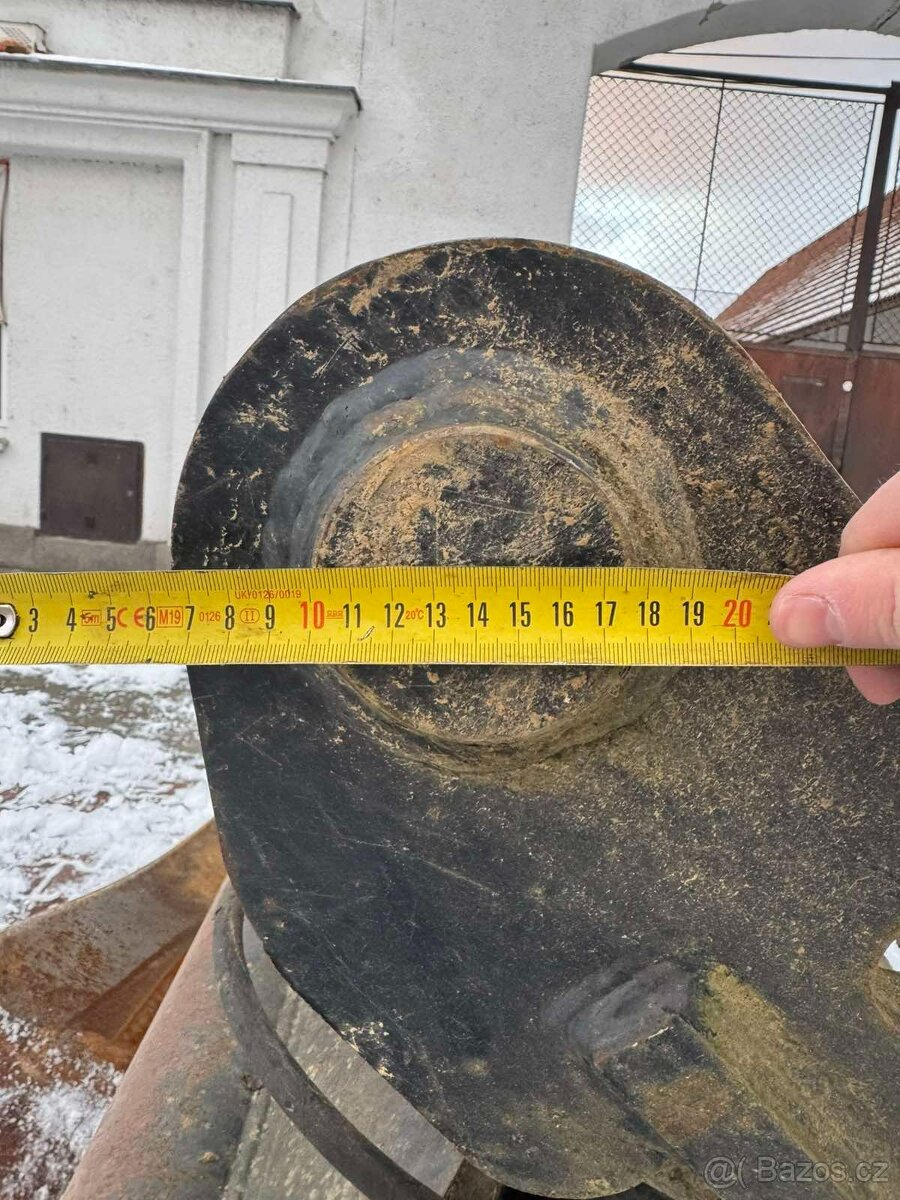 Lžíce podkopová bezzubá 160 cm - 3