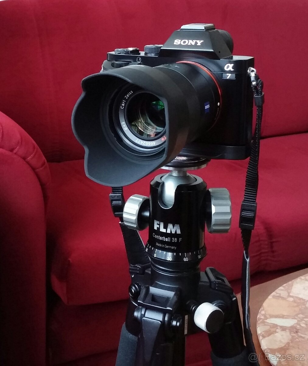 Sony Alpha 7 tělo a Zeiss 1,8/55mm - 3